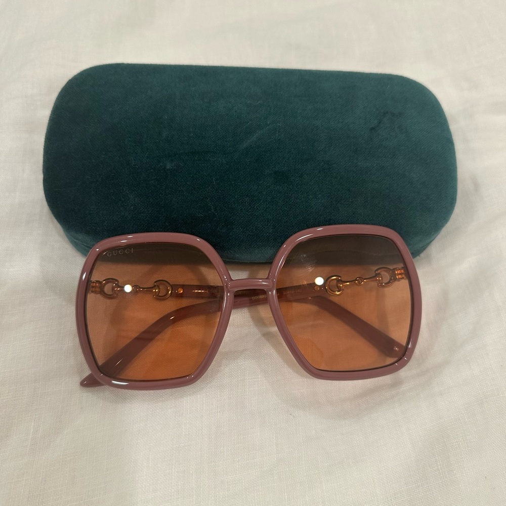 Gucci Pink Lense and Frame Sunglasses